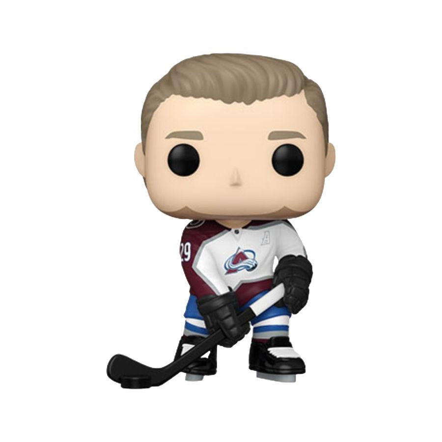 NHL: Avalanche – Nathan Mackinnon Away Jersey (Pop! Vinyl)