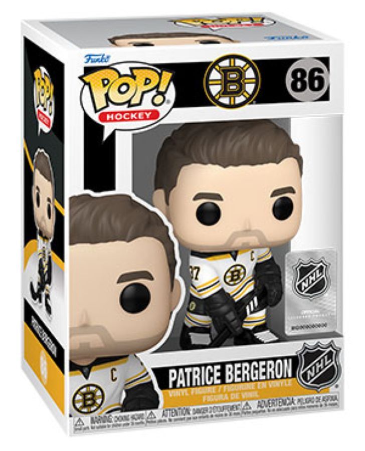 NHL: Bruins – Patrice Bergeron Road Jersey (Pop! Vinyl)