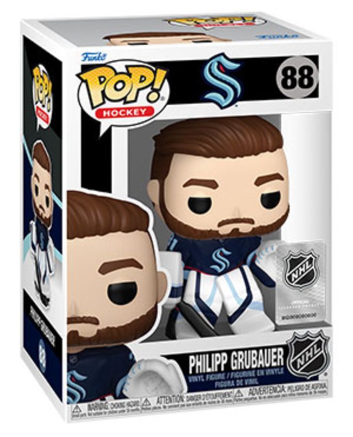 NHL: Kraken – Philipp Grubauer Home Jersey (Pop! Vinyl)
