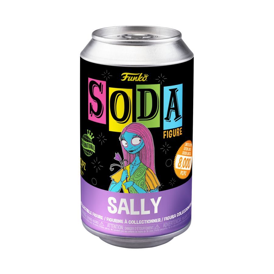 The Nightmare Before Christmas – Sally Black Light with chase (Vinyl Soda)