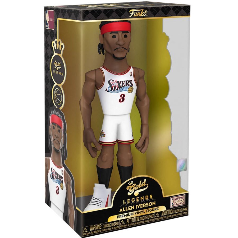 NBA: 76ers – Allen Iverson (with chase) 12″ Vinyl Gold (Vinyl Figure)