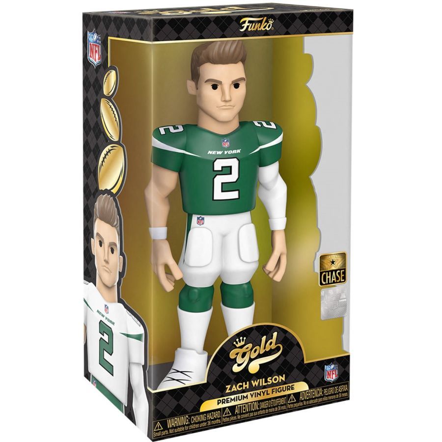 NFL: NY Jets – Zach Wilson with chase 12″ Vinyl Gold (Vinyl Figure)