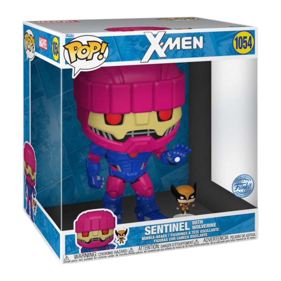 X-Men (Comics) - Sentinel With Wolverine 10" (Pop! Vinyl)