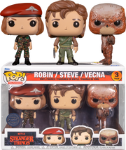 Stranger Things - Robin Steve And Vecna 3-Pack (Pop! Vinyl)