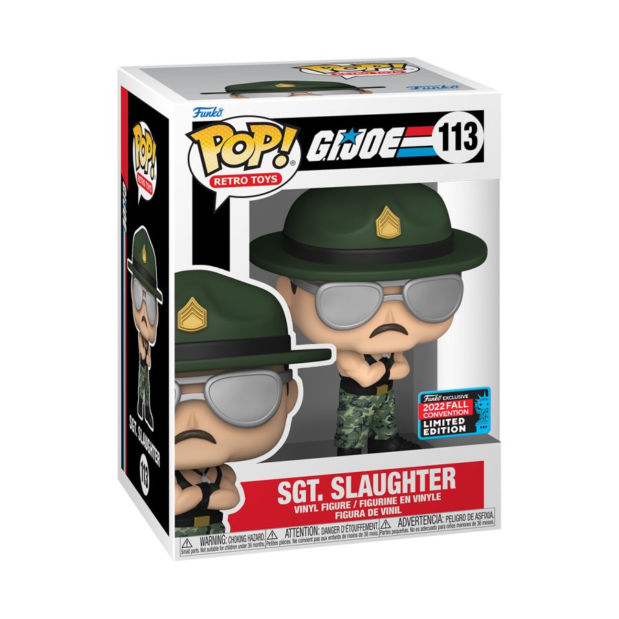 G.I. Joe - Sgt Slaughter NYCC 2022 (Pop! Vinyl)