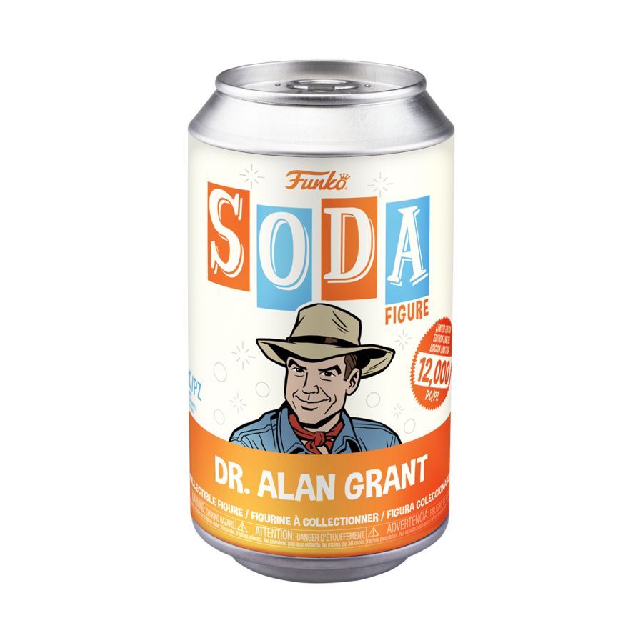 Jurassic Park – Alan Grant (with chase) Vinyl Soda