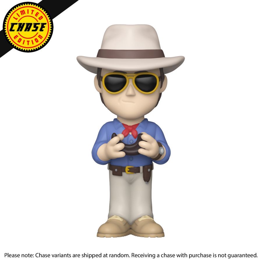 Jurassic Park – Alan Grant (with chase) Vinyl Soda
