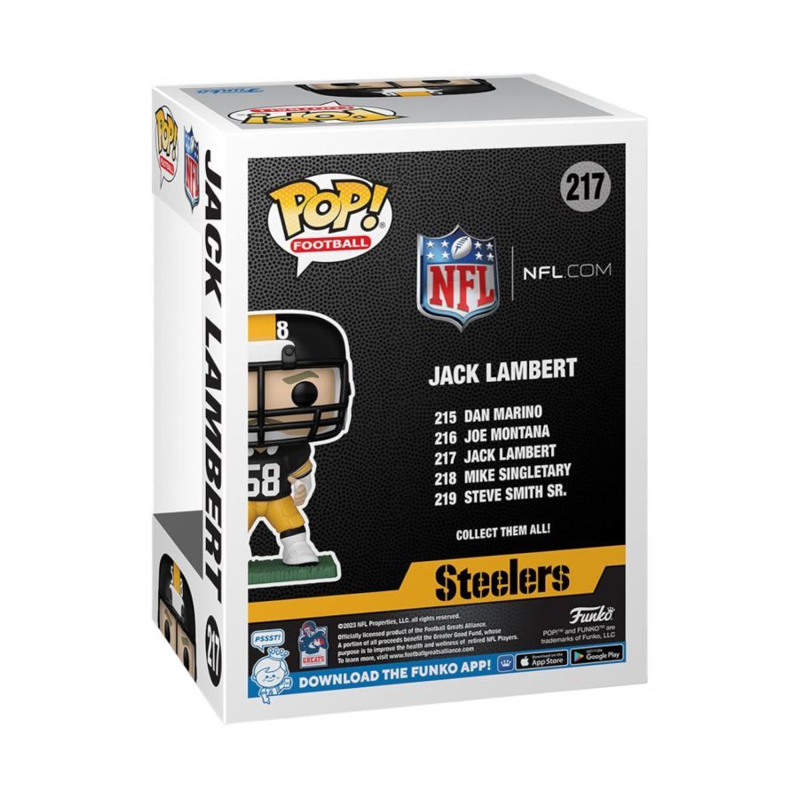 NFL: Legends – Jack Lambert Steelers (Pop! Vinyl)