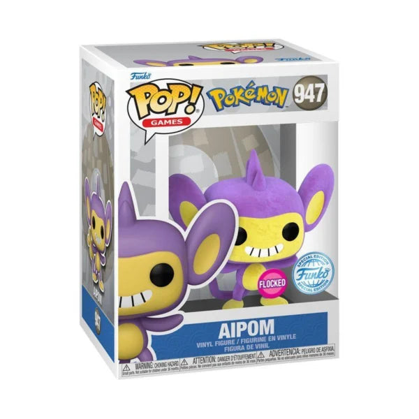 Pokemon - Aipom Flocked (Pop! Vinyl)