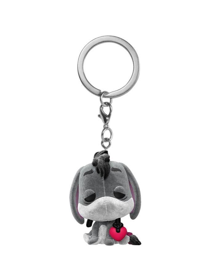 Winnie the Pooh – Eeyore with Heart Flocked (Pop! Keychain)