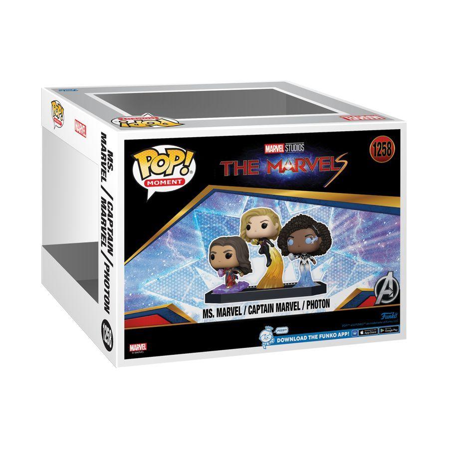 The Marvels (2023) – Ms. Marvel, Captain Marvel & Photon (Pop! Movie Moment)