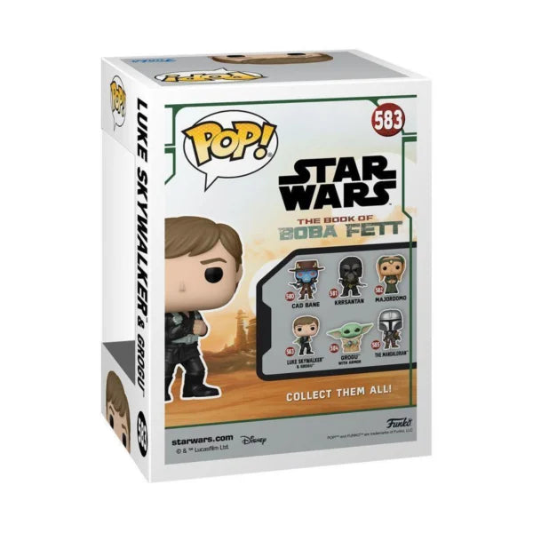 Star Wars: Book Of Boba Fett - Luke Skywalker With Grogu (Pop! Vinyl)