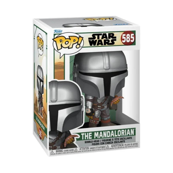 Star Wars: Book Of Boba Fett - Mandalorian With Pouch (Pop! Vinyl)