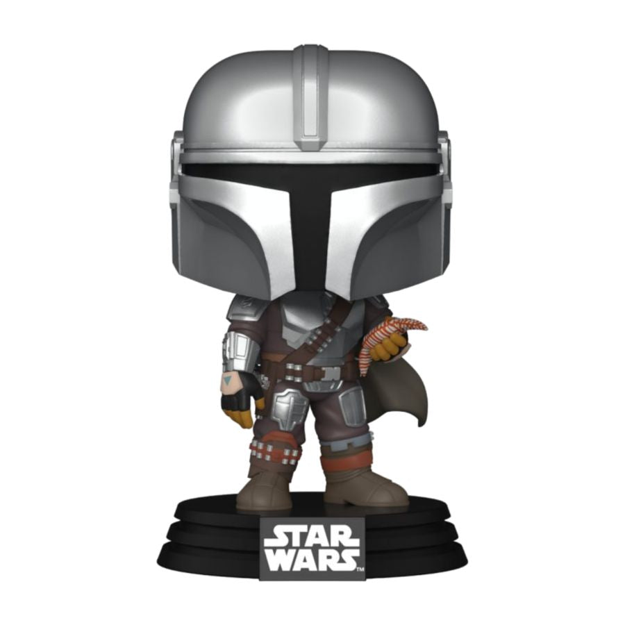 Star Wars: Book Of Boba Fett - Mandalorian With Pouch (Pop! Vinyl)