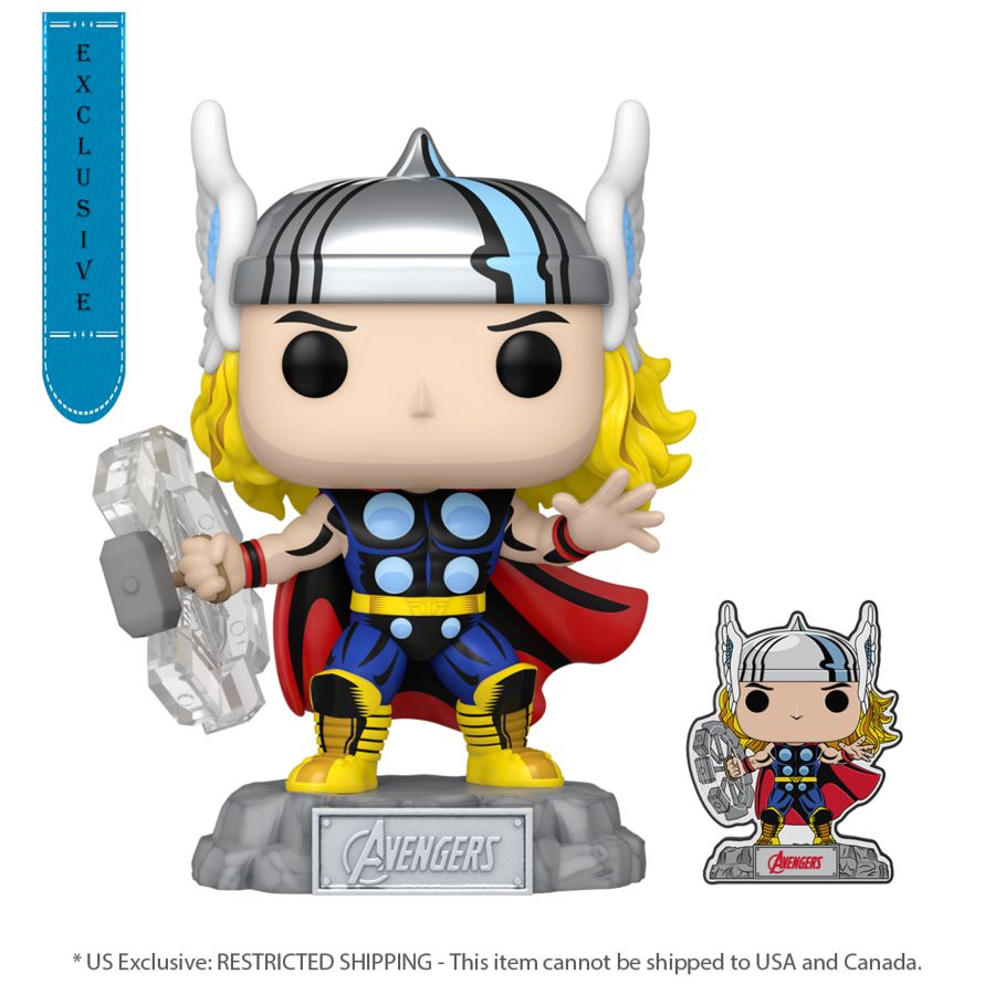 Marvel Comics - Thor Avengers 60th With Pin (Pop! Vinyl)
