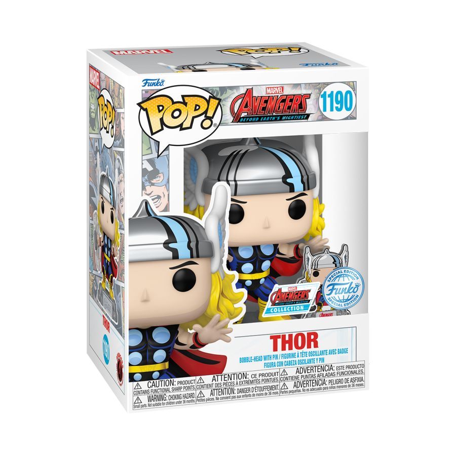 Marvel Comics - Thor Avengers 60th With Pin (Pop! Vinyl)