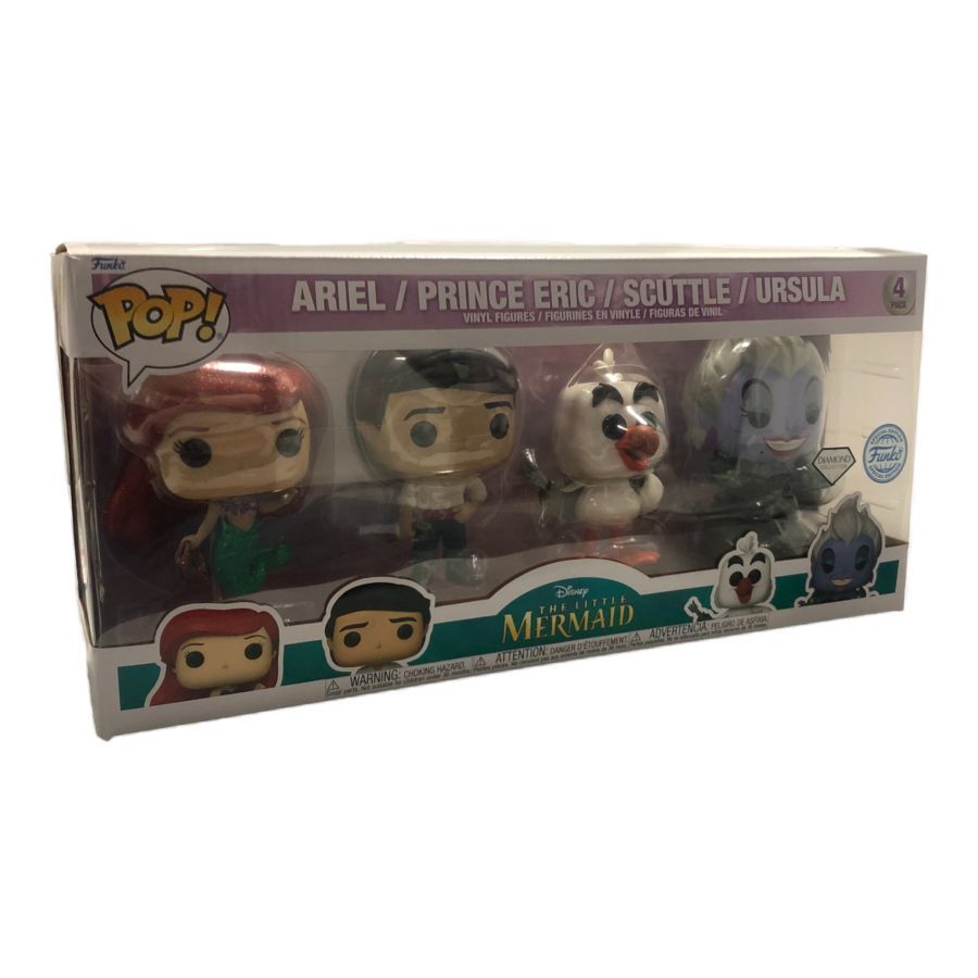 Little Mermaid (1989) - Ariel Prince Eric Scuttle And Ursula 4-Pack (Pop! Vinyl)