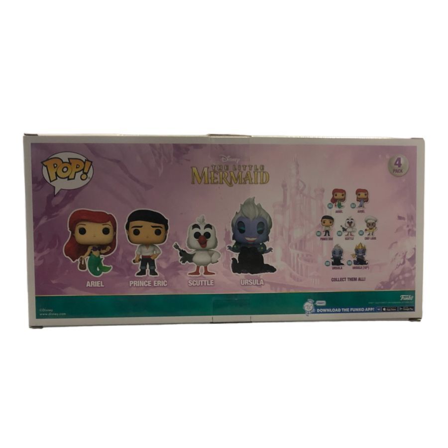Little Mermaid (1989) - Ariel Prince Eric Scuttle And Ursula 4-Pack (Pop! Vinyl)