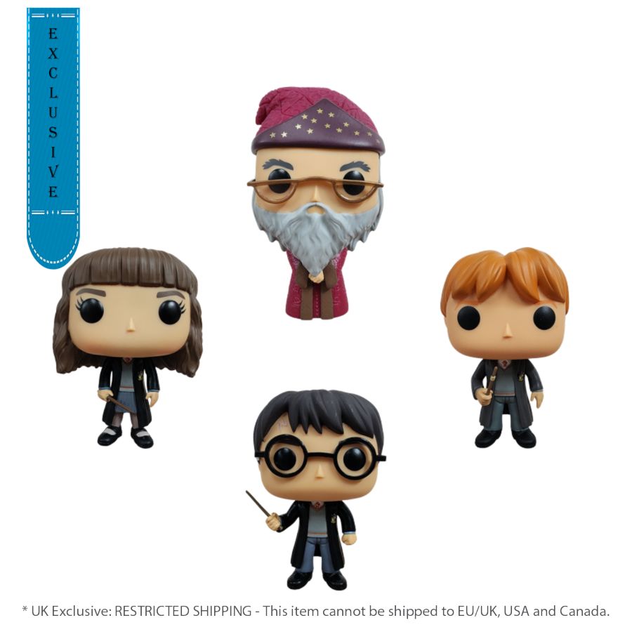 Harry Potter - Harry, Hermione, Ron And Dumbledore 4-Pack (Pop! Vinyl)