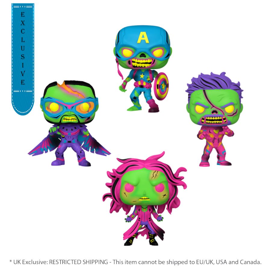 What If - Blacklight 4-Pack (Pop! Vinyl)
