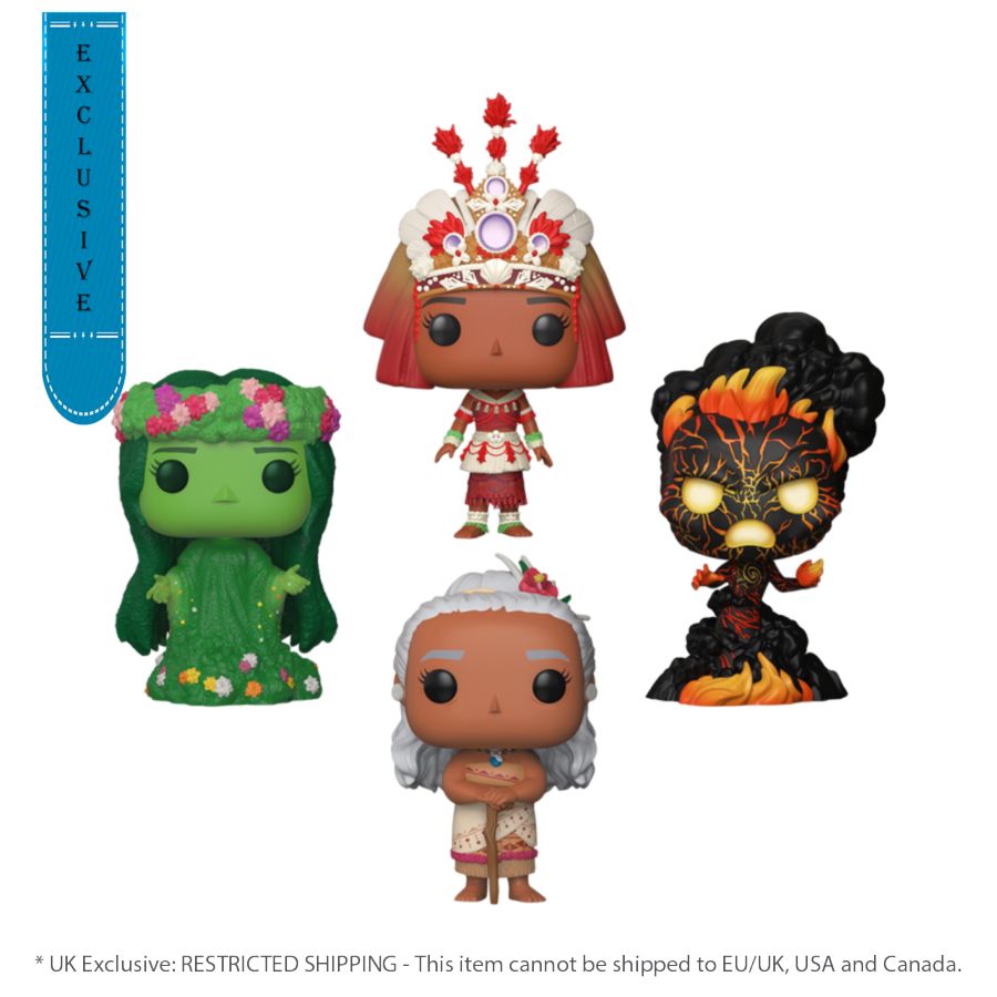Moana - 4-Pack (Pop! Vinyl)