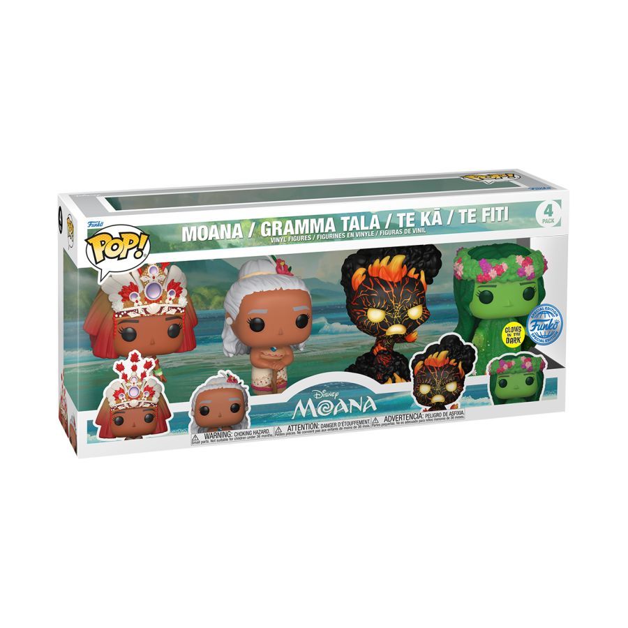 Moana - 4-Pack (Pop! Vinyl)