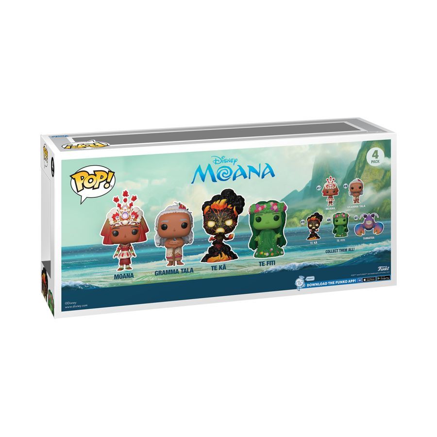 Moana - 4-Pack (Pop! Vinyl)
