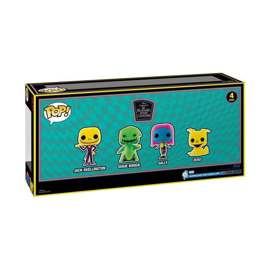 The Nightmare Before Christmas – Blacklight (Pop! Vinyl 4-Pack)