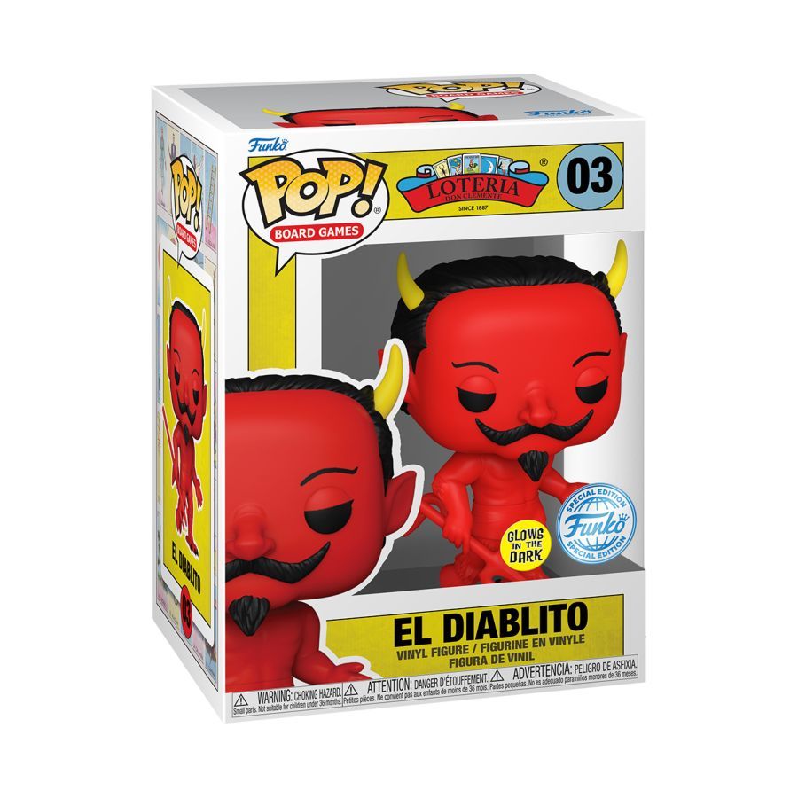 Loteria – El Diablito Glow (Pop! Vinyl)