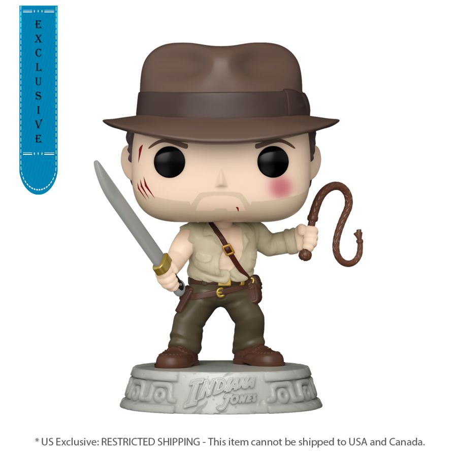Indiana Jones And The Temple of Doom - Indiana Jones Wwith Whip) (Pop! Vinyl)