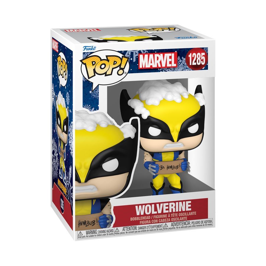 Marvel Comics - Wolverine With Sign Holiday (Pop! Vinyl)