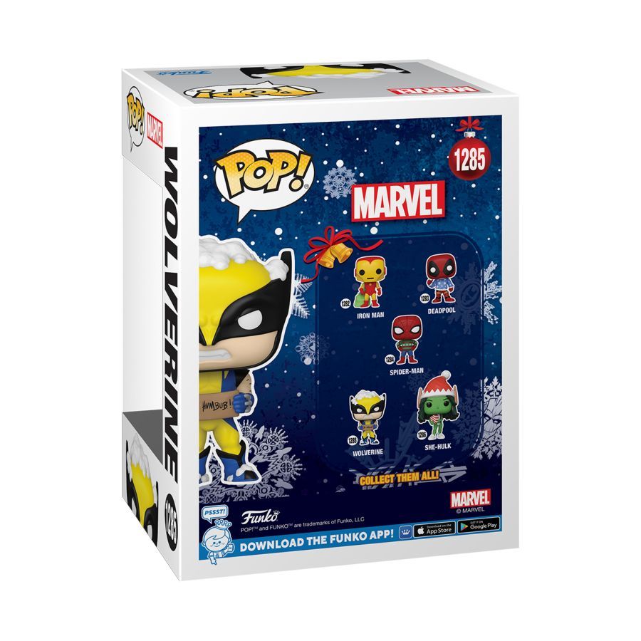 Marvel Comics - Wolverine With Sign Holiday (Pop! Vinyl)
