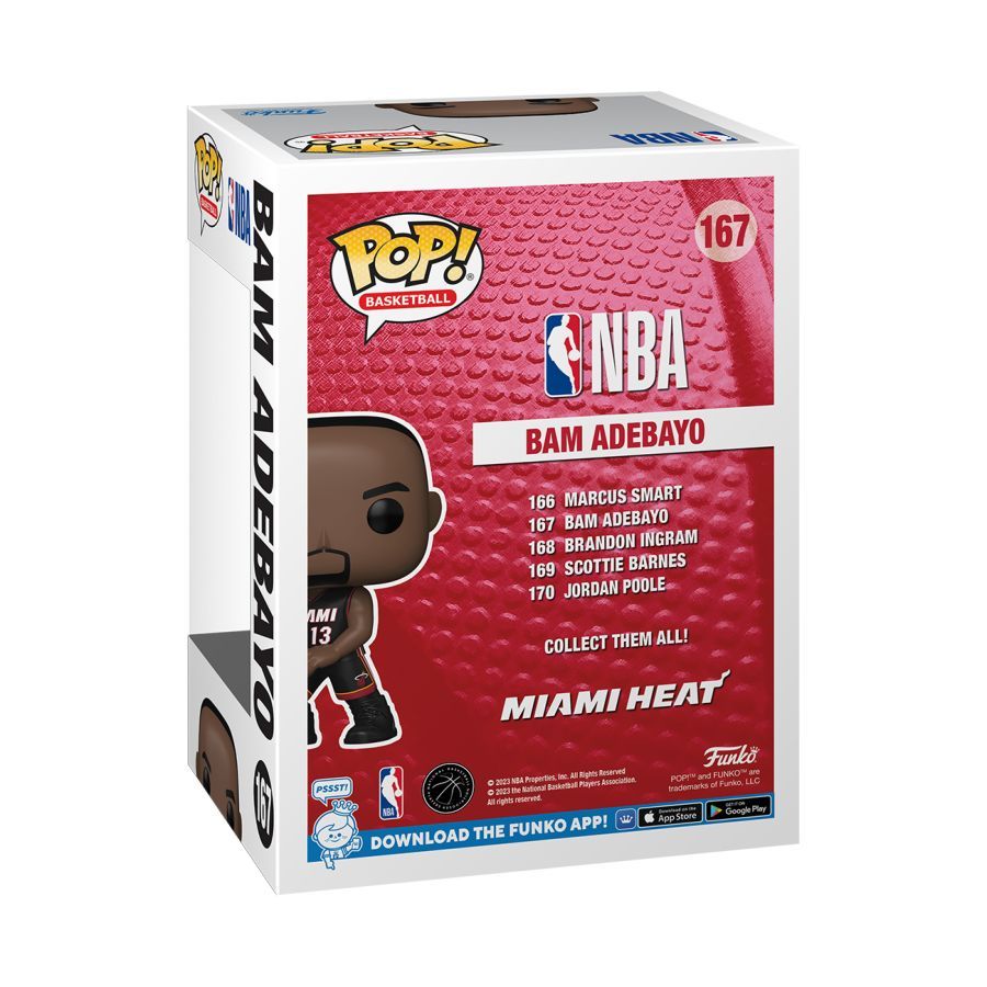 NBA Basketball – Bam Adebayo (Miami Heat) (Pop! Vinyl)