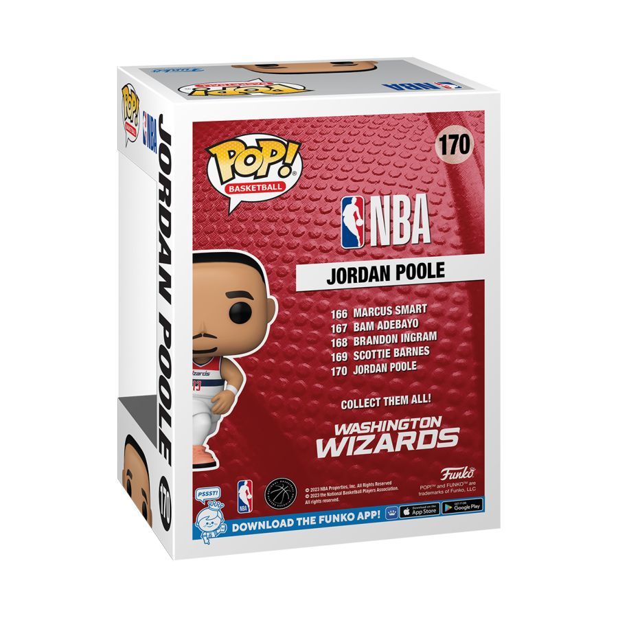 NBA Basketball – Jordan Poole (Washington Wizards) (Pop! Vinyl)