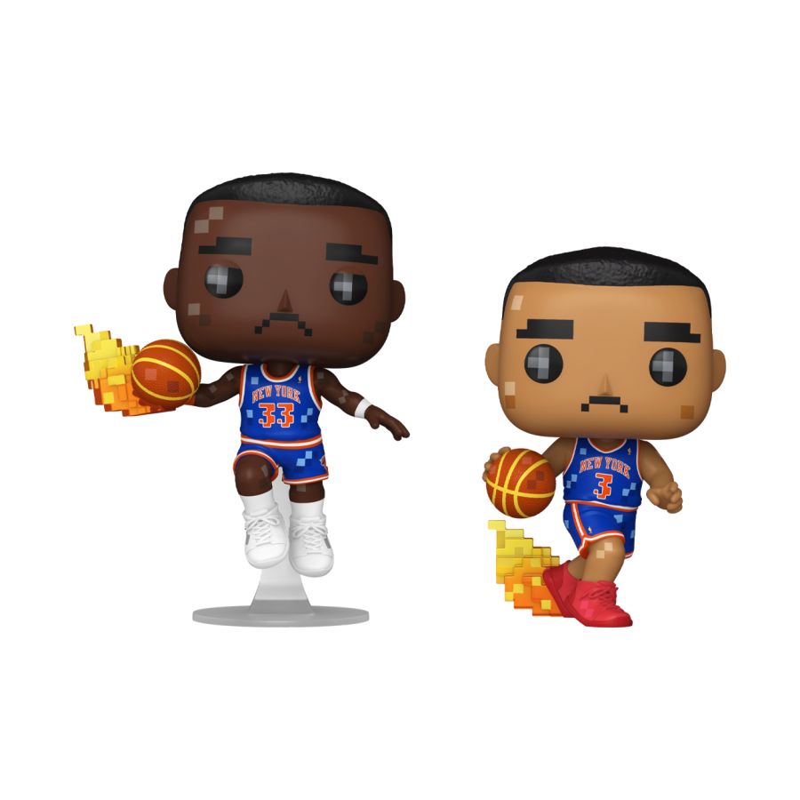 NBA JAM: Knicks – Patrick Ewing & John Starks 8-Bit Pop! Vinyl 2-Pack (Pop! Vinyl)