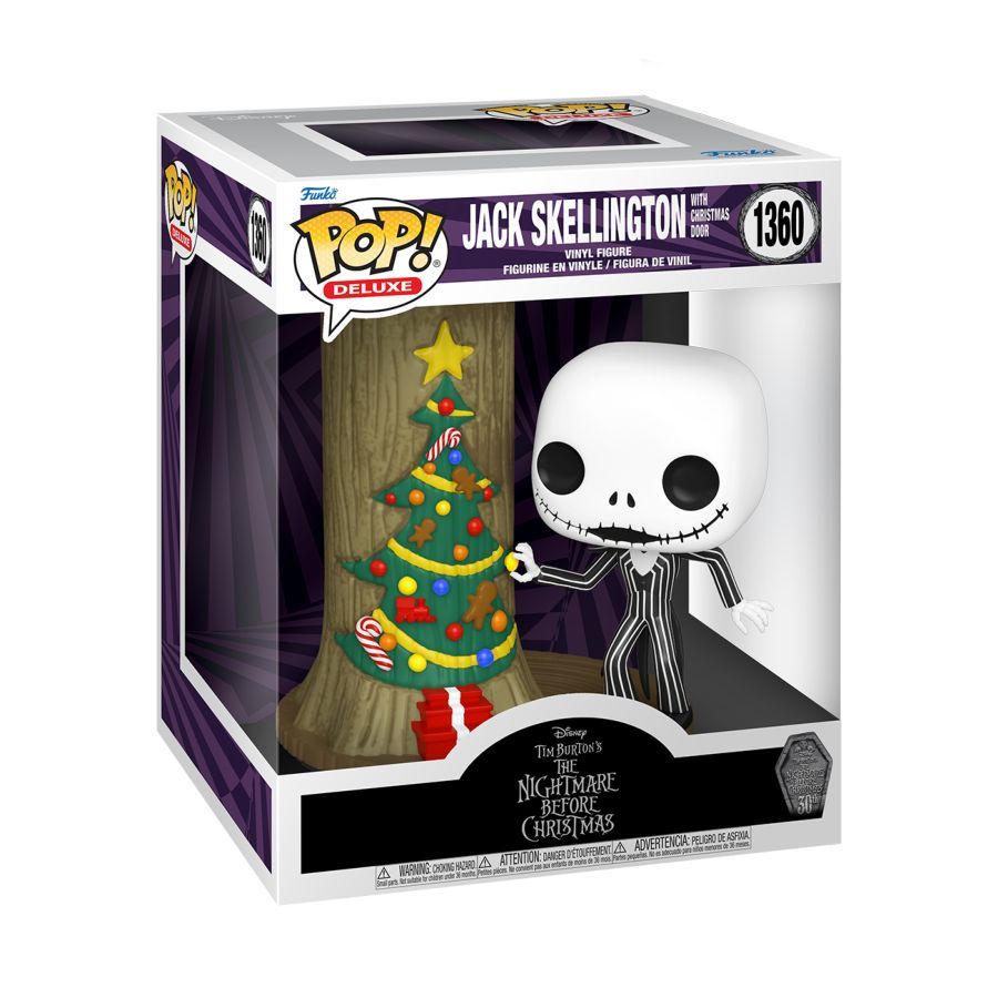 The Nightmare Before Christmas – Jack with Christmas Town Door 30th Anniversary (Pop! Deluxe)