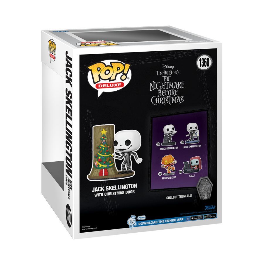 The Nightmare Before Christmas – Jack with Christmas Town Door 30th Anniversary (Pop! Deluxe)