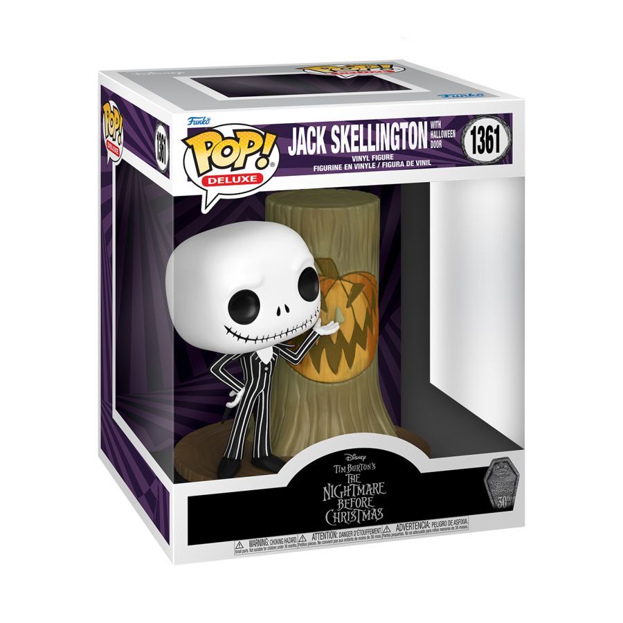 The Nightmare Before Christmas – Jack with Halloween Town Door 30th Anniversary (Pop! Deluxe)