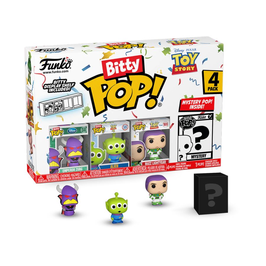 Toy Story – Zurg Bitty Pop! 4-Pack