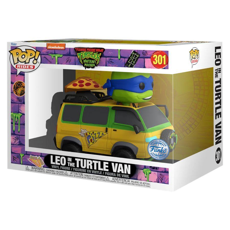 Teenage Mutant Ninja Turtles: Mutant Mayhem – Leonardo in Turtle Van (Pop! Ride)