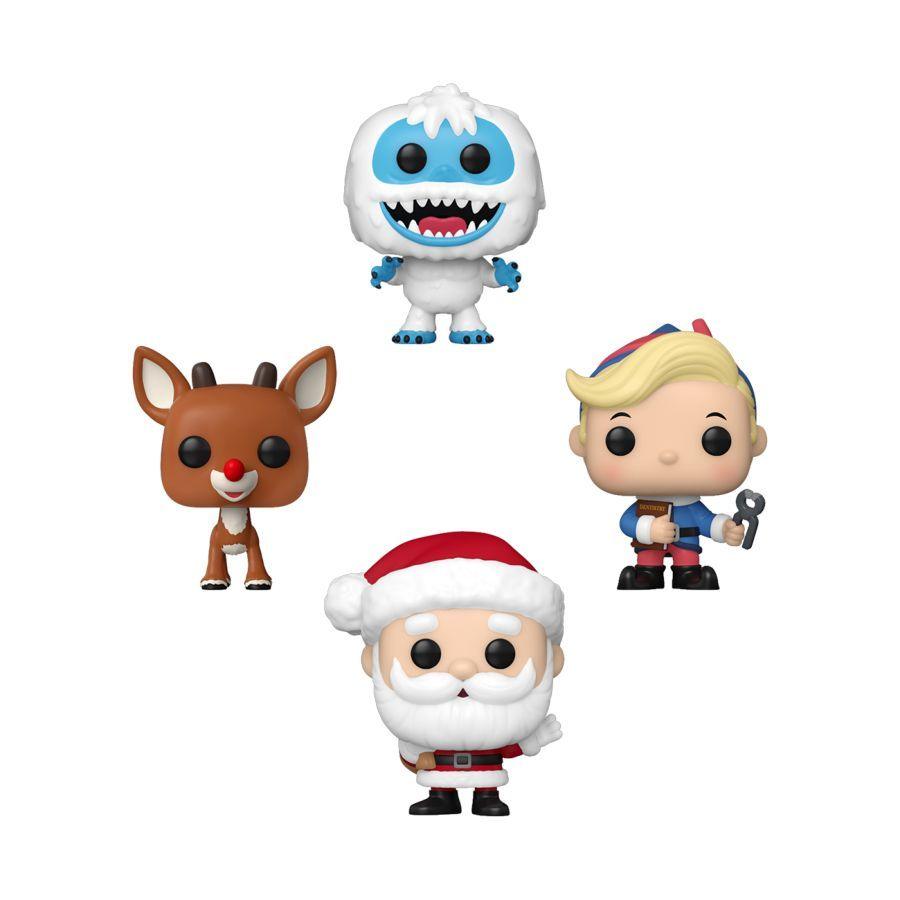 Rudolph – Tree Holiday Pocket Pop! 4-Pack Box Set (Pop! Vinyl)