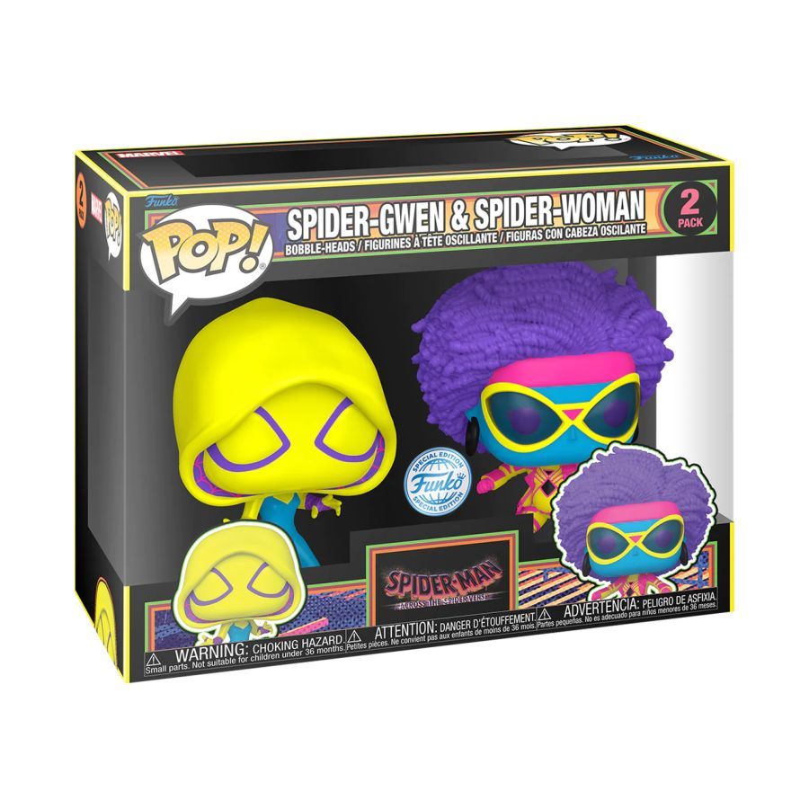 Spider-Man: Across the Spider-Verse – Spider-Gwen & Spider-Woman BKLT (Pop! 2-Pack)