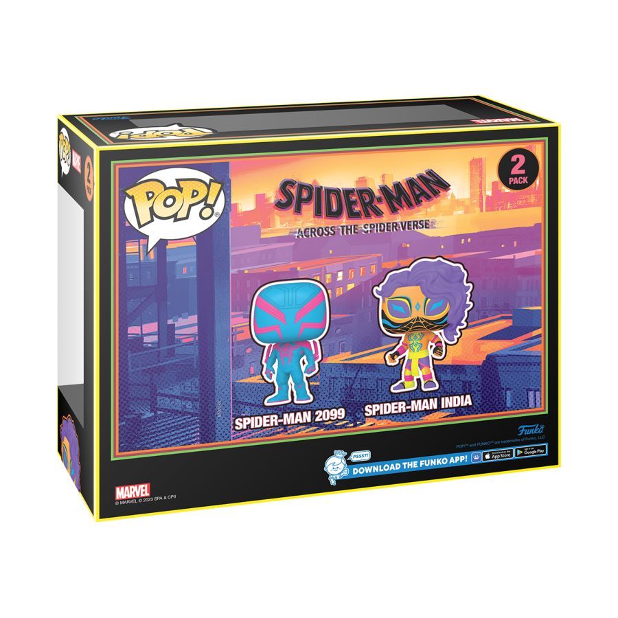Spider-Man: Across the Spider-Verse – Spider-Man 2099 & Spider-Man India (Pop! 2-Pack)