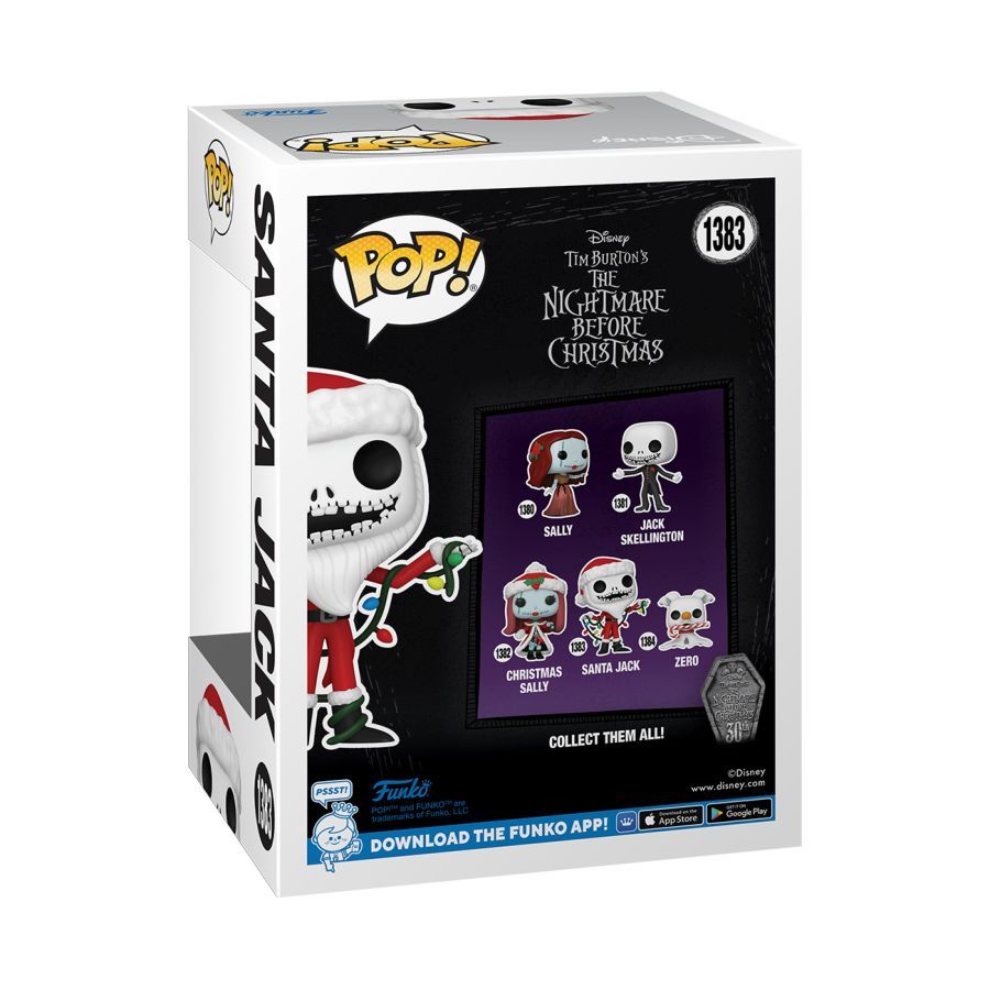 The Nightmare Before Christmas 30th Anniversary – Santa Jack US Exclusive Scented (Pop! Vinyl)