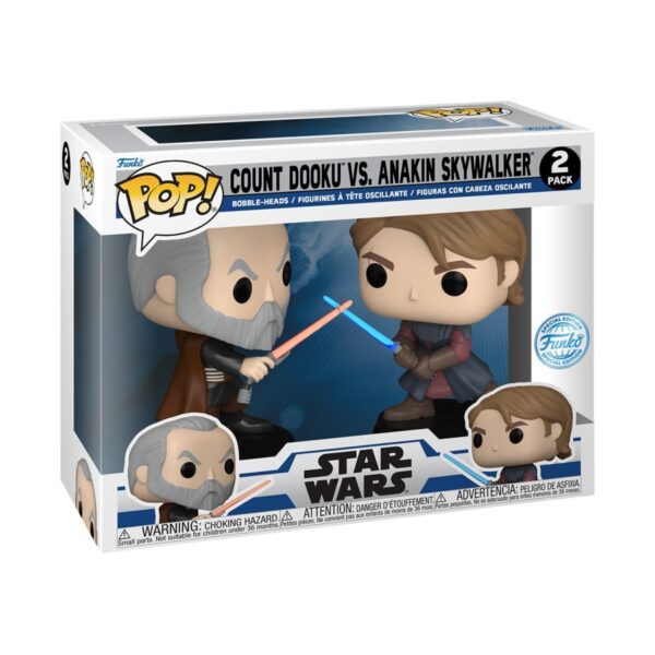 Star Wars: Clone Wars - Anakin And Dooku 2-Pack (Pop! Vinyl)