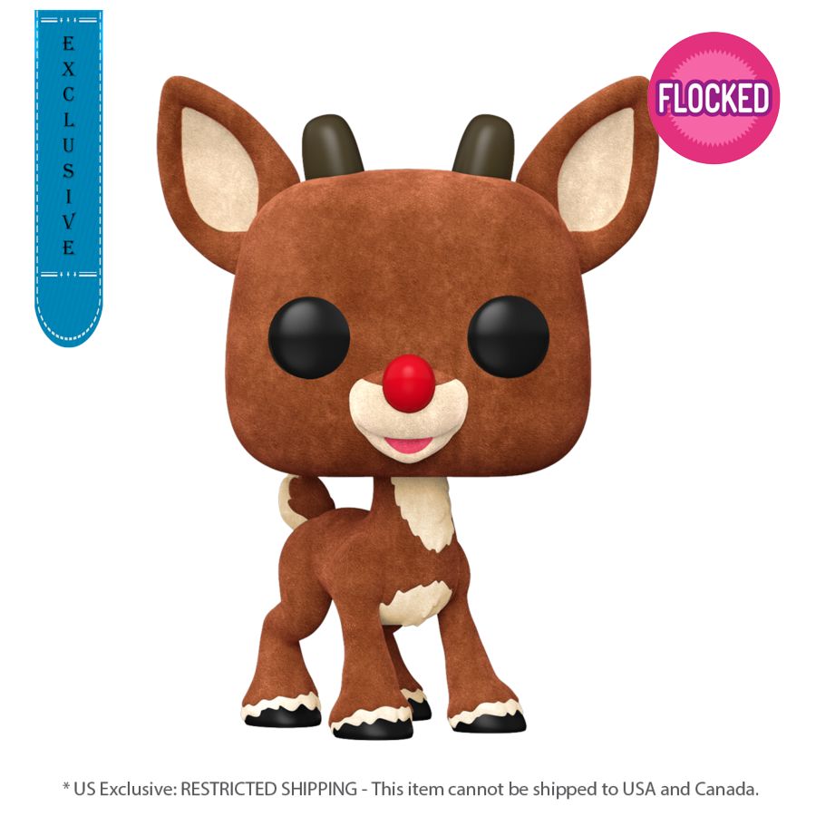 Rudolph Flocked (Pop! Vinyl)