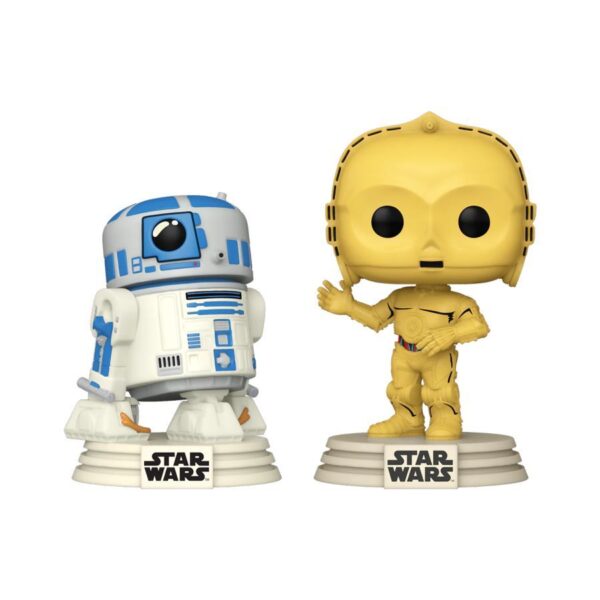 Star Wars: D100 - R2D2 And C3PO Retro Reimagined 2-Pack (Pop! Vinyl)