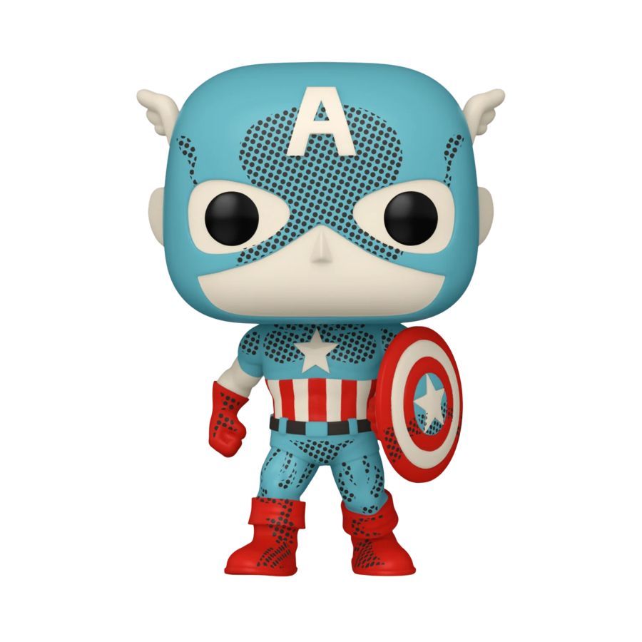 Marvel: D100 - Capt. America Retro Reimagined (Pop! Vinyl)