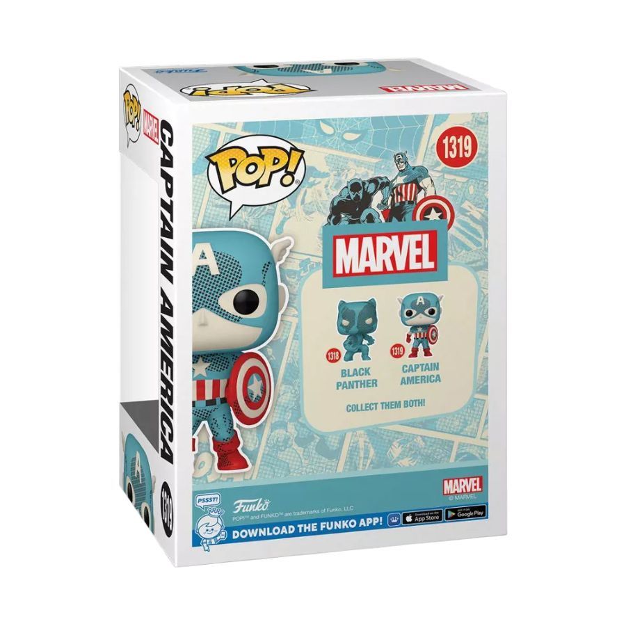 Marvel: D100 - Capt. America Retro Reimagined (Pop! Vinyl)