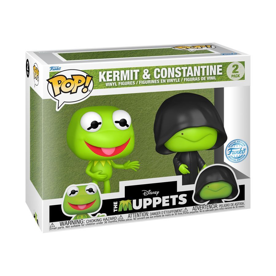 Muppets - Kermit And Constantine 2-Pack (Pop! Vinyl)